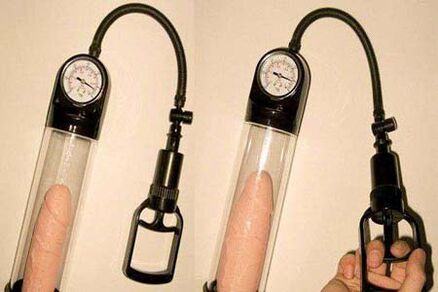 Use a pump for penis enlargement